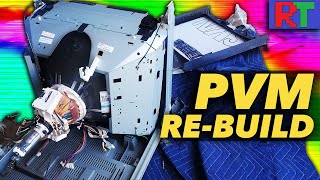 Rebuilding a Great Retro Gaming CRT  The Olympus OEV PVM [upl. by Anelem]