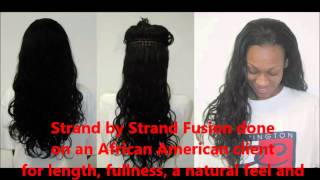 Strand by Strand Fusion Keratin Hair Extensions [upl. by Anirdna672]