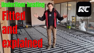 Underfloor heating system fully fitted ready for screeding [upl. by Allsun]