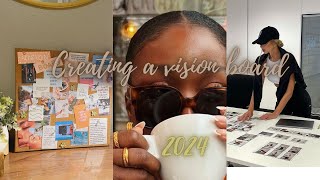 How To Create The Perfect Vision Board ♡  2024 Goals  New Year Goal Setting [upl. by Cecilio]