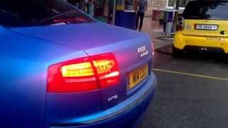 AUDI A8 W12 exhaust sound [upl. by Agnot]