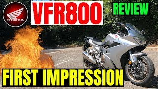 HONDA VFR800 2018  Review  First impression [upl. by Deer58]