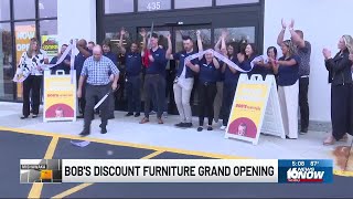 Bob’s Discount Furniture celebrates grand opening in Mishawaka [upl. by Crispin]