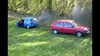 Golf 2 syncro vs Golf 3 syncro part 2 [upl. by Reppiks]