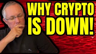 CRITICAL CRYPTO NEWS UPDATE Why The Crypto Market Is Down What You Need To Know [upl. by Eecyak280]