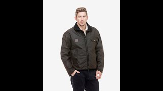 Swanndri Mens Waimak Oilskin Jacket with Wool Lining [upl. by Regni924]