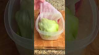 shorts How to Keep Lettuce Fresh for Weeks [upl. by Townie]