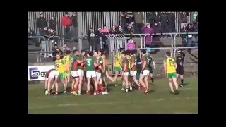 Donegal v Mayo Diarmuid OConnor penalty 28 02 2016 [upl. by Lemar]