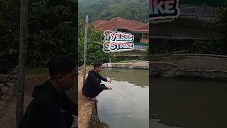 Mancing Spot Kolam mancing komedi lucu shorts [upl. by Eema323]