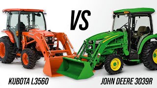 5000 PRICE DIFFERENCE KUBOTA L3560 VS JOHN DEERE 3039R [upl. by Wolk420]