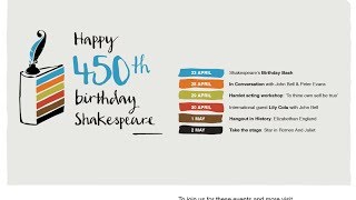 All the worlds a stage  Happy 450th birthday Shakespeare [upl. by Sallyanne]