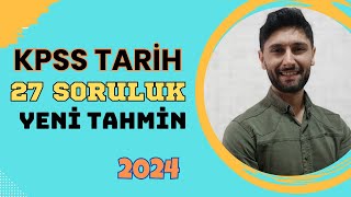 KPSS Tarih Yeni Tahmin 2024  KPSS LisansÖnlisans kpss kpss2024 [upl. by Jermayne]