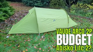 314 Vaude ARCO 2P Tent  BUDGET ALTERNATIVE To A Fjallraven Abisko 2 Lite [upl. by Chucho]