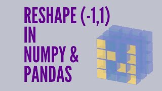 What does numpy reshape1 1 mean [upl. by Hurless]