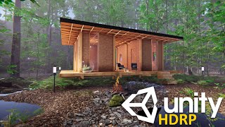 SKETCHUP TO UNITY  FOREST CABIN 3D MODEL [upl. by Ayyn758]