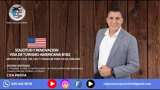 Solicitud y renovación de visa turismo americana b1b2 permiso de viajes a menoresvisadeturista [upl. by Annayt840]