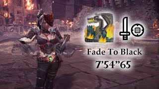 MHWIB PC Fatalis Fade to Black ミラボレアス SnS Solo Speedrun SNS 75465 [upl. by Ayoral]