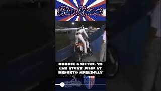 Robbie Knievel 29 car jump at Desonto Speedway [upl. by Ellertal]