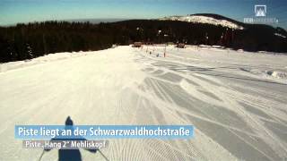 Skigebiet Mehliskopf Nordschwarzwald Pistenvideo [upl. by Phares834]