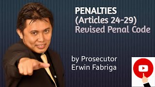 Penalties Articles 2429 of the Revised Penal Code [upl. by Lleval]