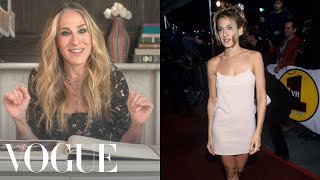 Sarah Jessica Parker Breaks Down 17 Looks From 1987 to Now  Life in Looks  Vogue [upl. by Moyra]