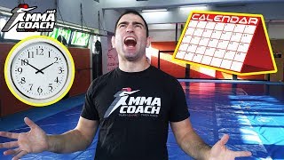 MMA Training Schedule 7 tips to organize it [upl. by Bing]