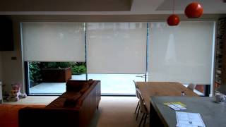 Motorised Cassetted Roller Blinds with Somfy Motors and controls [upl. by Otnicaj]