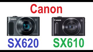 Canon PowerShot SX620 vs Canon PowerShot SX610 [upl. by Eittak]