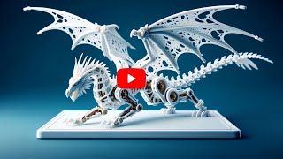 Articulating Dragon Timelapse on Bambu Lab X1 Carbon  Kingroon Filament Precision Printquot [upl. by Hannus]