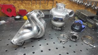 Honda Civic D15 turbo manifold [upl. by Anitsirhk]