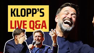 Jurgen Klopps FULL live QampA at Liverpool FC farewell party  An Evening With Jurgen Klopp [upl. by Brittni]