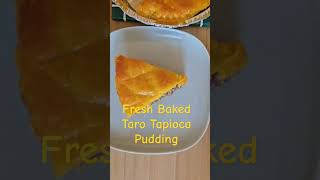 Fresh Baked Taro Tapioca Pudding [upl. by Tiffi]