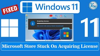 ✅ How To Fix Microsoft Store Error Acquiring License [upl. by Nnylrahc]