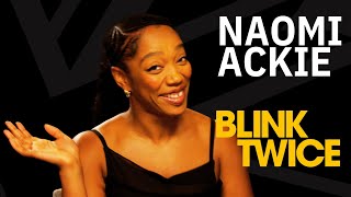 NAOMI ACKIE TALKS  BLINK TWICE [upl. by Llehsram750]