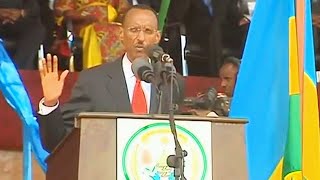 Ngiyi Video🏮ya perezida Paul Kagame Arahira Kuyobora u Rwanda bwa mbere  2003 [upl. by Ellerret]