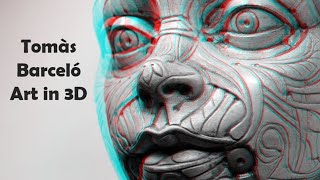 The RetroFuturistic Sculptures of Tomàs Barceló in Anaglyph 3D [upl. by Viva]