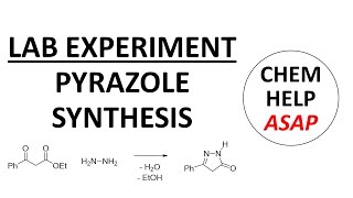 Knorr pyrazole synthesis from a ketoester  laboratory experiment [upl. by Africa]