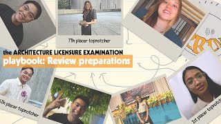 Board Exams Tips amp Tricks Ft Topnotchers Architecture Licensure Examination Philippines [upl. by Siryt378]