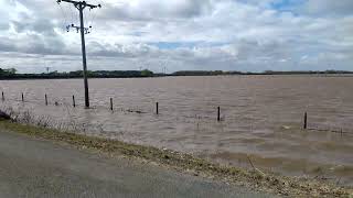 Short ferry road fiskerton floods Lincoln open [upl. by Gord]