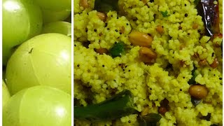 Organic Foxtail Millets Rice amp కొర్రల ఉసిరికాయ పులిహోర Foxtail Millets Amla Rice Making [upl. by Nauaj]