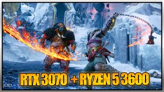 God of War Raganrok  Ryzen 5 3600  RTX 3070 [upl. by Airotkciv490]