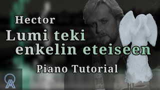 Hector  Lumi teki enkelin eteiseen  PIANO TUTORIAALI [upl. by Farro]