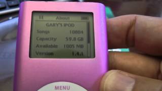 iPod Mini 64gb upgrade fix using SDHC or SDXC flash cards [upl. by Ocirederf]