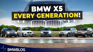 BMW X5 Evolution From E53 to G05  Exclusive Silver Edition OffRoad Review [upl. by Henebry67]