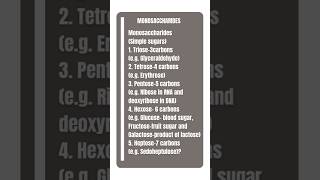 MONOSACCHARIDES  Triose Tetrose Pentose Hexose and Heptose  Biology Bloom [upl. by Roque450]