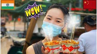 Yogita’s 1st vlog  🔥 Indian in China  Chinese street food 🥘  Indian Chinese family vlog [upl. by Colman]