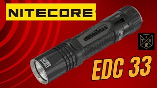 Nitecore EDC33 Flashlight Test amp Review [upl. by Asertal]