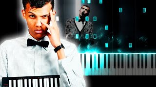 Stromae  L’enfer piano instrumental karaoke [upl. by Dogs]