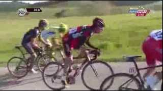 Peter Sagan  Strade Bianche 2014  attack with 22 km to go [upl. by Ennywg]