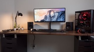 Mein Gaming  Work Setup Teil 2  Tischfüße und Kabelmanagement [upl. by Cheston]